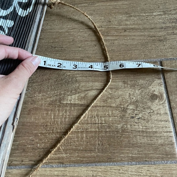 Handmade Reclaimed Barn Wood "Brooklyn" Home Wall Decor Hanging Sign - Picture 6 of 7